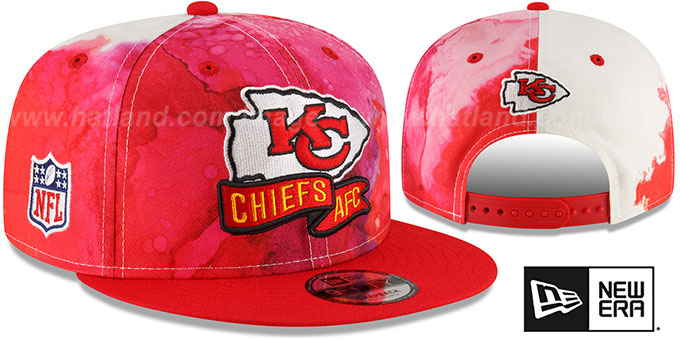 Chiefs '2022 NFL SIDELINE TIE-DYE SNAPBACK' Hat by New Era