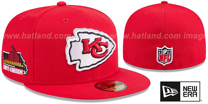 Chiefs 2024 ' NFL DRAFT' Red Fitted Hat by New Era