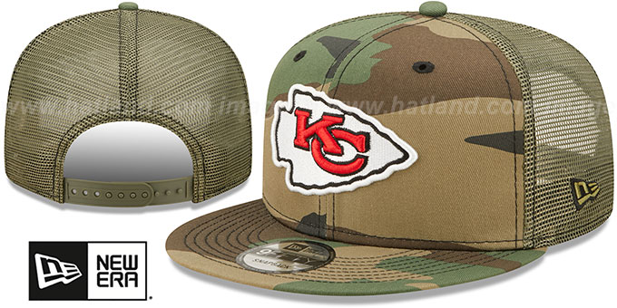 Chiefs 'ARMY CAMO TRUCKER' Hat by New Era