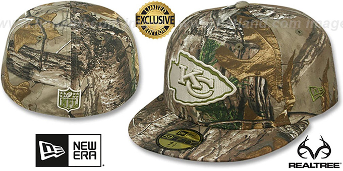 Chiefs 'NFL TEAM-BASIC' Realtree Camo Fitted Hat by New Era