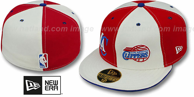 Clippers 'DOUBLE WHAMMY' Red-White Fitted Hat