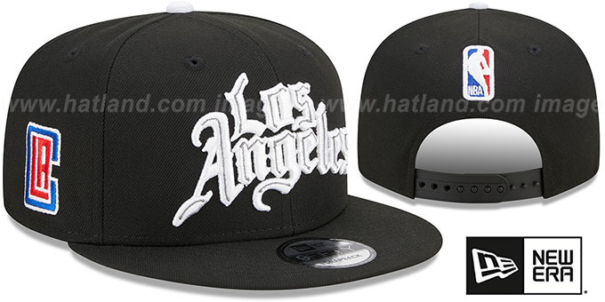 Clippers 'STATEMENT SNAPBACK' Black Hat by New Era