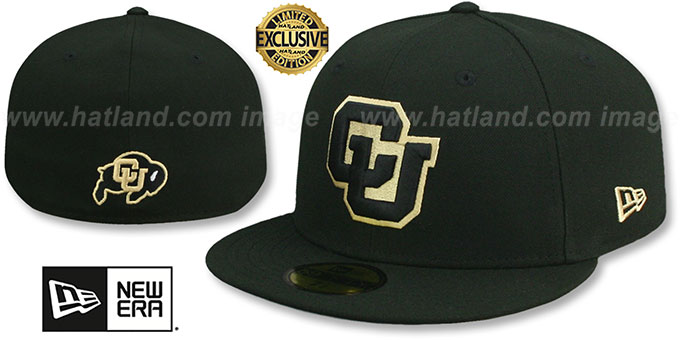 Colorado 'NCAA CU TEAM-BASIC' Black Fitted Hat by New Era