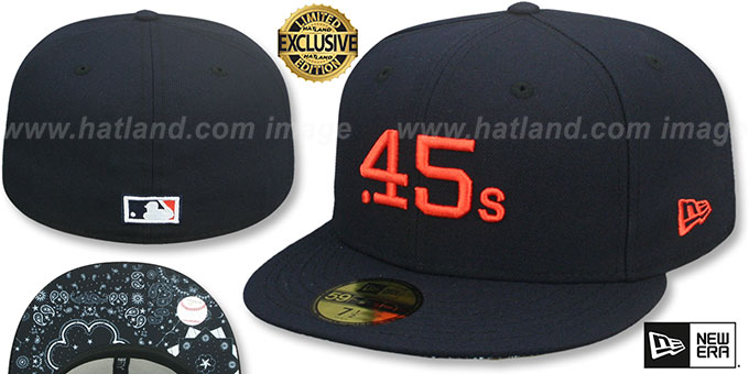 Colt .45s 1962 COOPERSTOWN 'BLACKDANA BOTTOM' Fitted Hat by New Era