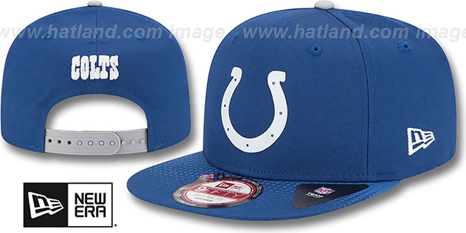 Colts '2015 NFL DRAFT SNAPBACK' Royal Hat by New Era