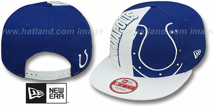 Colts 'NE-NC DOUBLE COVERAGE SNAPBACK' Hat by New Era