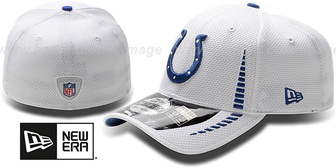 Colts 'NFL TRAINING FLEX' White Hat by New Era