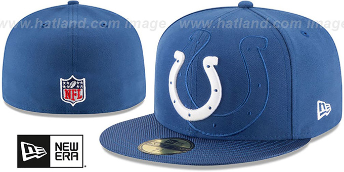 Colts 'STADIUM SHADOW' Royal Fitted Hat by New Era