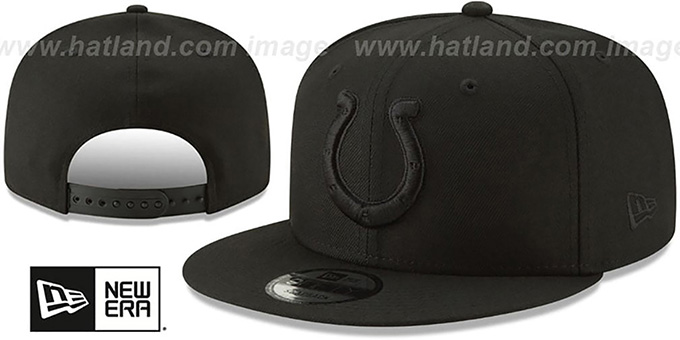 Colts 'TEAM-BASIC BLACKOUT SNAPBACK' Hat by New Era