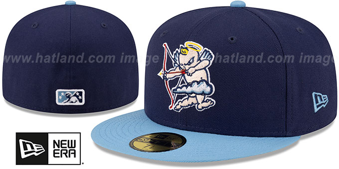 Empire 66ers 'THEME NIGHT' Navy-Sky Fitted Hat by New Era