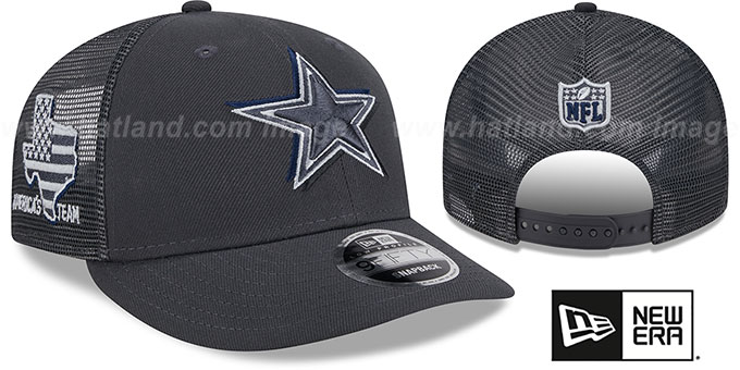 Cowboys 2024 'NFL DRAFT LP TRUCKER SNAPBACK' Grey Hat by New Era