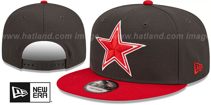 Cowboys '2T COLOR PACK' SNAPBACK' Charcoal-Red Hat by New Era