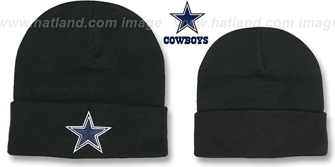 Cowboys 'BASIC-KNIT' Black Beanie Hat