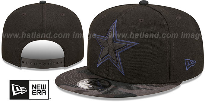 Cowboys 'CAMOVIZE SNAPBACK' Black Hat by New Era