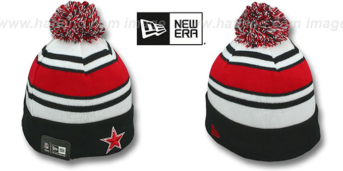 Cowboys 'FIRE-RED' Knit Beanie Hat by New Era