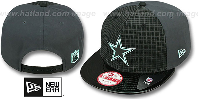 Cowboys 'GREEN-GLOW SNAPBACK' Black-Charcoal Hat by New Era