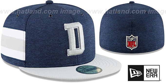 Cowboys 'HOME ONFIELD STADIUM' Navy-Grey Fitted Hat by New Era