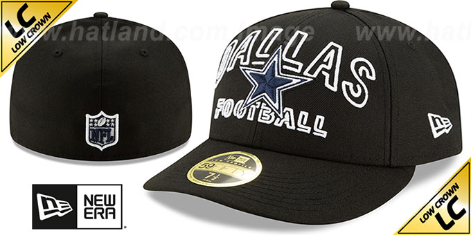 Cowboys 'LOW-CROWN ALT NFL VIRTUAL DRAFT' Black Fitted Hat by New Era