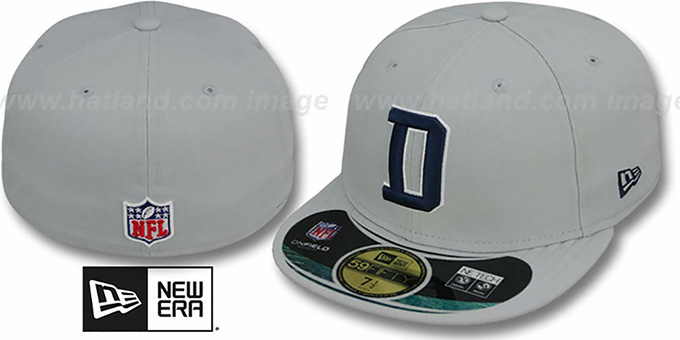 Cowboys 'NFL STADIUM' D Grey Fitted Hat by New Era