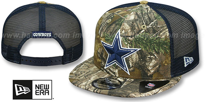 Cowboys 'REELTREE CAMO TRUCKER SNAPBACK' Hat by New Era