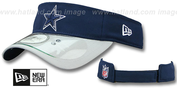 dallas cowboys visor hat