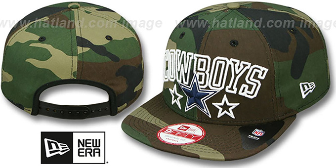 Cowboys 'STAR-UP CITY SNAPBACK' Army Hat by New Era