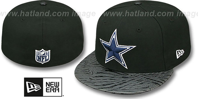 Cowboys 'STING SCREEN' Black Fitted Hat by New Era