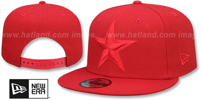 Cowboys 'TEAM-BASIC SNAPBACK' Red-Red Hat by New Era