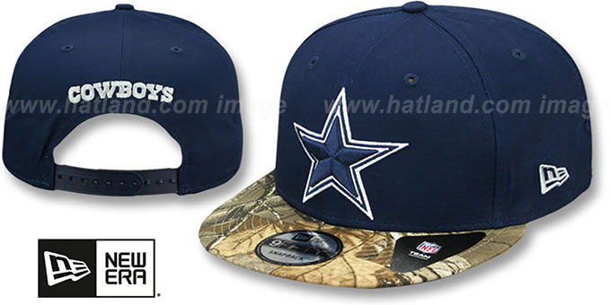 Cowboys 'TEAM REELTREE CAMO SNAPBACK' Hat by New Era