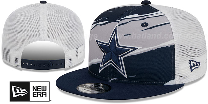 Cowboys 'TEAR TRUCKER SNAPBACK' Navy-White Hat by New Era