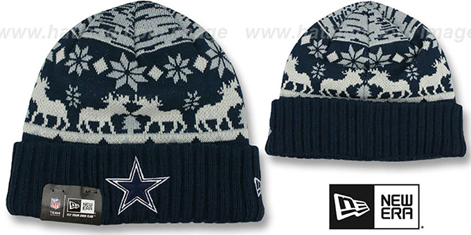 Cowboys 'THE-MOOSER' Knit Beanie Hat by New Era