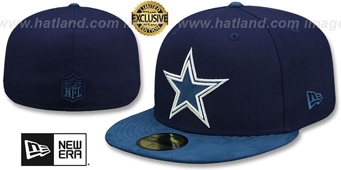 Cowboys 'TONAL-CHOICE' Navy Fitted Hat by New Era