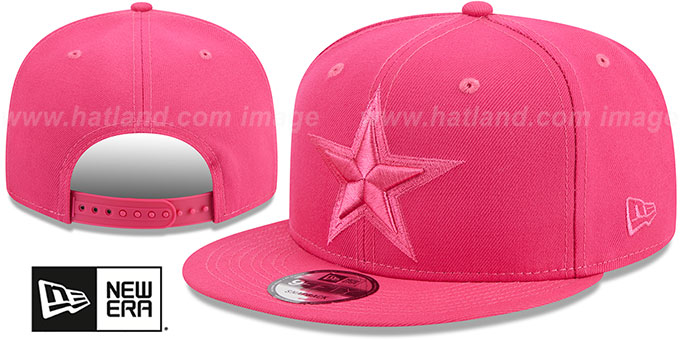 Cowboys 'TONAL TEAM-BASIC SNAPBACK' Beetroot Hat by New Era