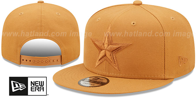 Cowboys 'TONAL TEAM-BASIC SNAPBACK' Panama Tan Hat by New Era