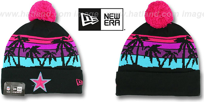 Cowboys 'WINTER TROPICS' VICE Multi Knit Beanie Hat by New Era