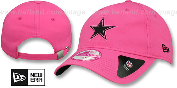 Cowboys 'WOMENS PREFERRED PICK' Pink Strapback Hat by New Era