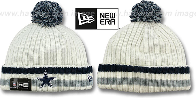 Cowboys 'YESTER-YEAR' Knit Beanie Hat by New Era