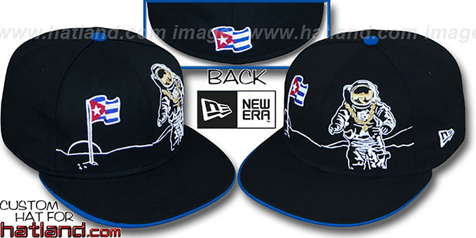 Cuba 'MOONMAN' Black Fitted Hat by New Era