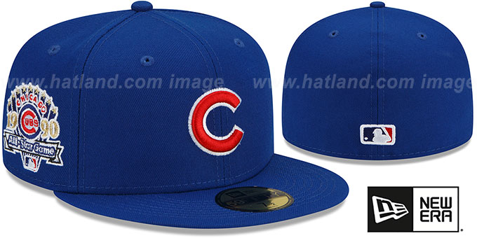 Cubs 1990 'ALL STAR GAME SIDE-PATCH UP' Fitted Hat by New Era