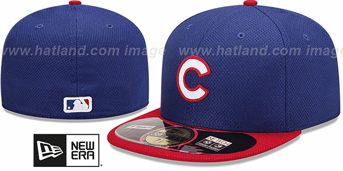 Cubs 2013 'DIAMOND-TECH' BP Navy-Red Hat by New Era