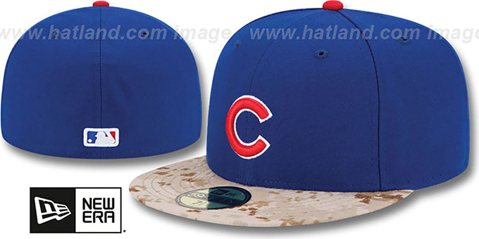 Cubs '2015 STARS N STRIPES' Fitted Hat by New Era