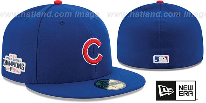 Cubs '2016 WORLD SERIES CHAMPIONS' Fitted Hat by New Era