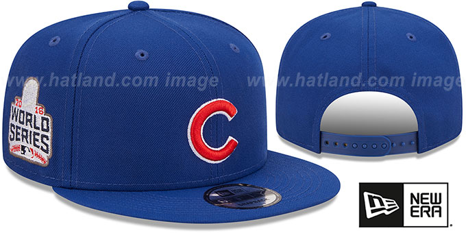 Cubs 2016 'WS SIDE-PATCH SNAPBACK' Hat by New Era