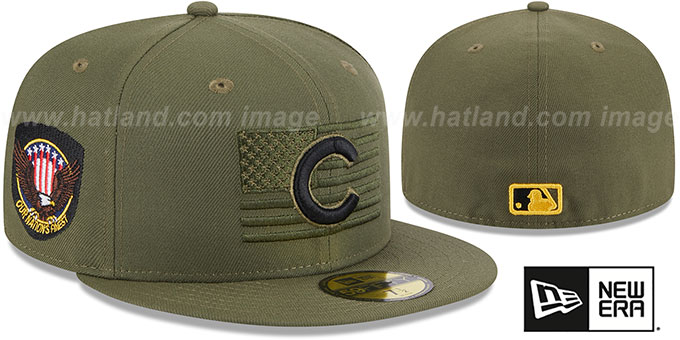 Cubs 2023 ARMED FORCES 'STARS N STRIPES' Hat by New Era