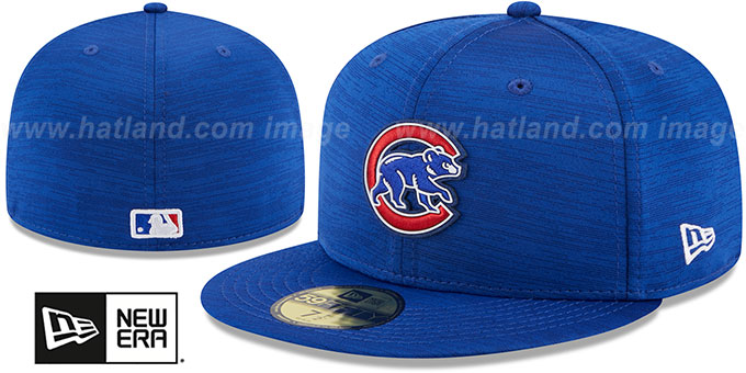 Cubs '2023 CLUBHOUSE' Heather Royal Fitted Hat by New Era