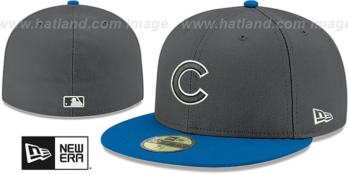 Cubs 'SHADER MELT-2' Grey-Royal Fitted Hat by New Era