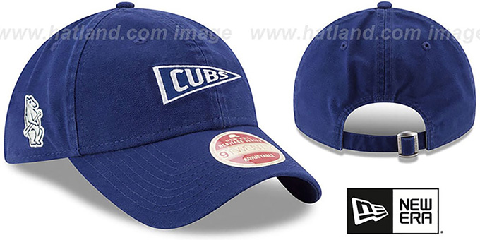 Cubs 'VINTAGE PENNANT STRAPBACK' Royal Hat by New Era