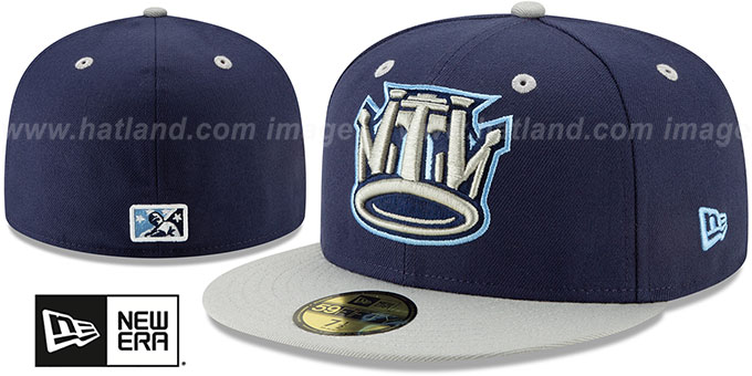 Cyclones 'COPA' Navy-Grey Fitted Hat by New Era