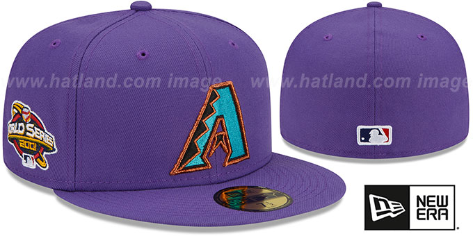 Diamondbacks 2001 'WORLD SERIES SIDE-PATCH UP' Fitted Hat by New Era