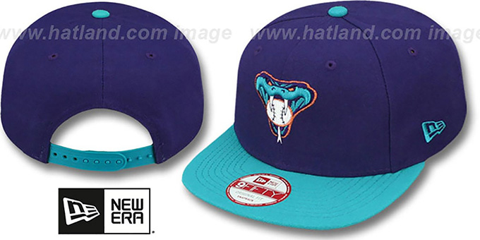 Diamondbacks 'BITD SNAPBACK' Purple-Teal Hat by New Era